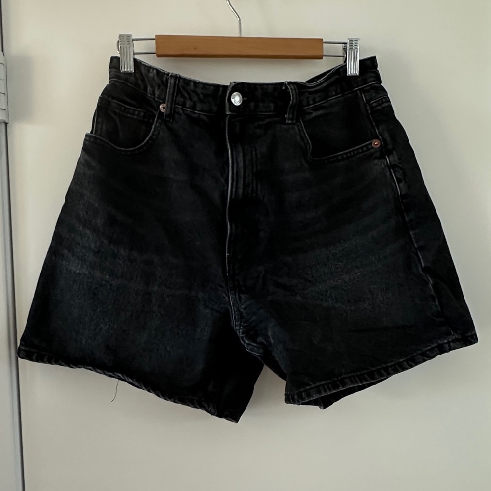 Zara Women’s Denim Charcoal Shorts Size 10